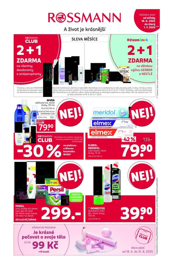 Rossmann drogerie leták 21.4. - 4.5.